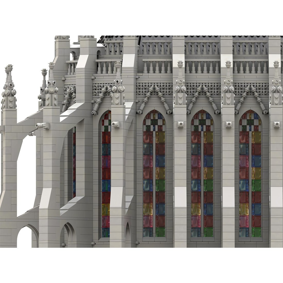 MOC - 165277 Gothic Cathedral Module 1 - Choir Klemmbausteine - LesDiy - Klemmbausteine