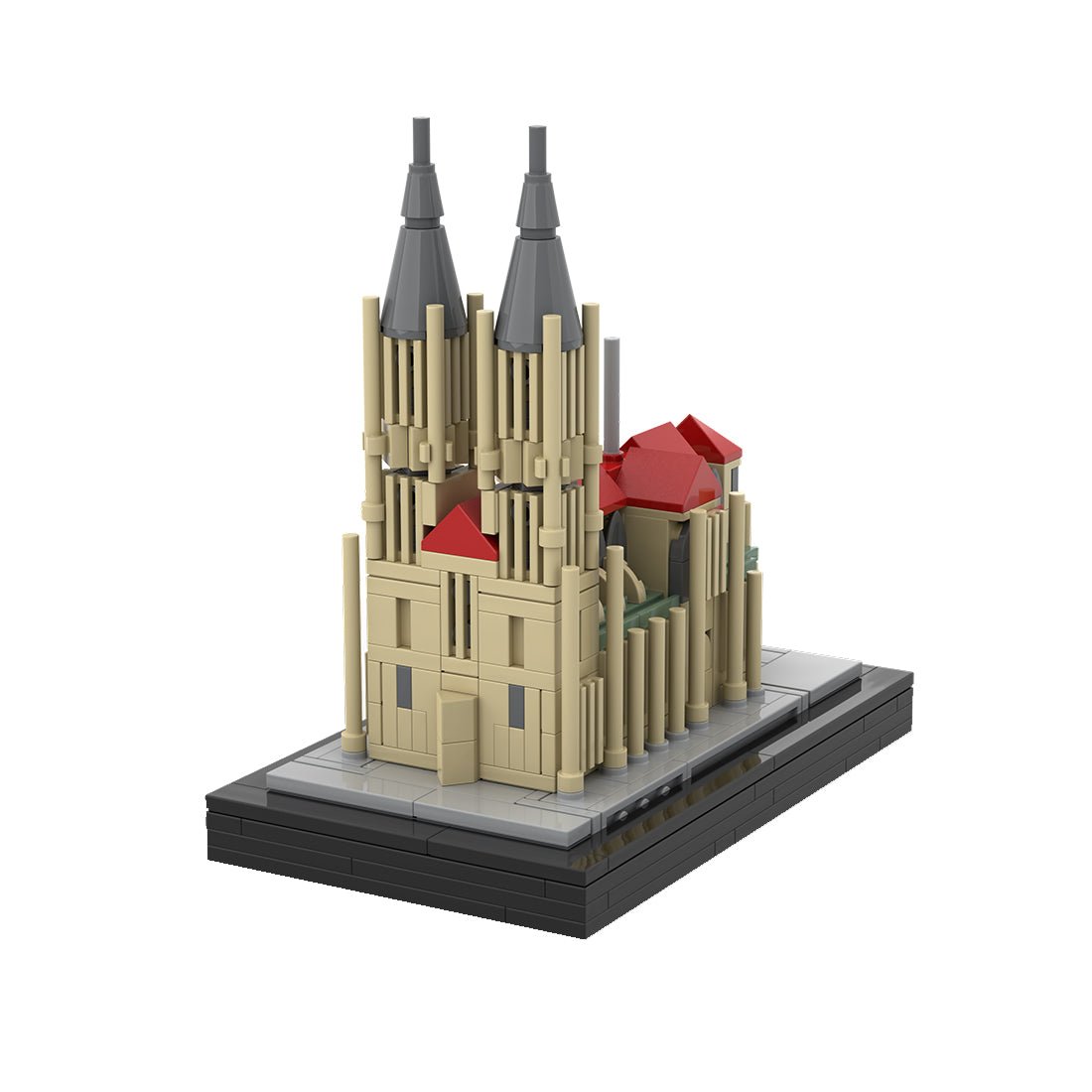 MOC - 166719 St. Peter Cathedral, Regensburg, Germany Klemmbausteine - LesDiy - Klemmbausteine