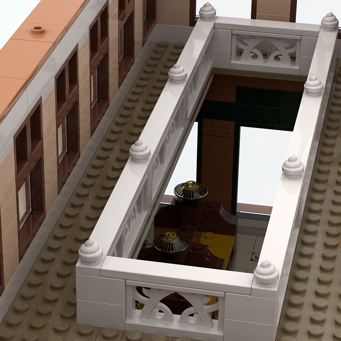 MOC - 167665 Grand Studgate Hotel Klemmbausteine - LesDiy - Klemmbausteine
