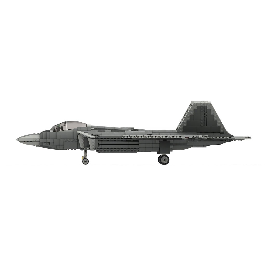 MOC - 172484 F - 22 RAPTOR - 1:35 Scale (v3) Klemmbausteine - LesDiy - Klemmbausteine