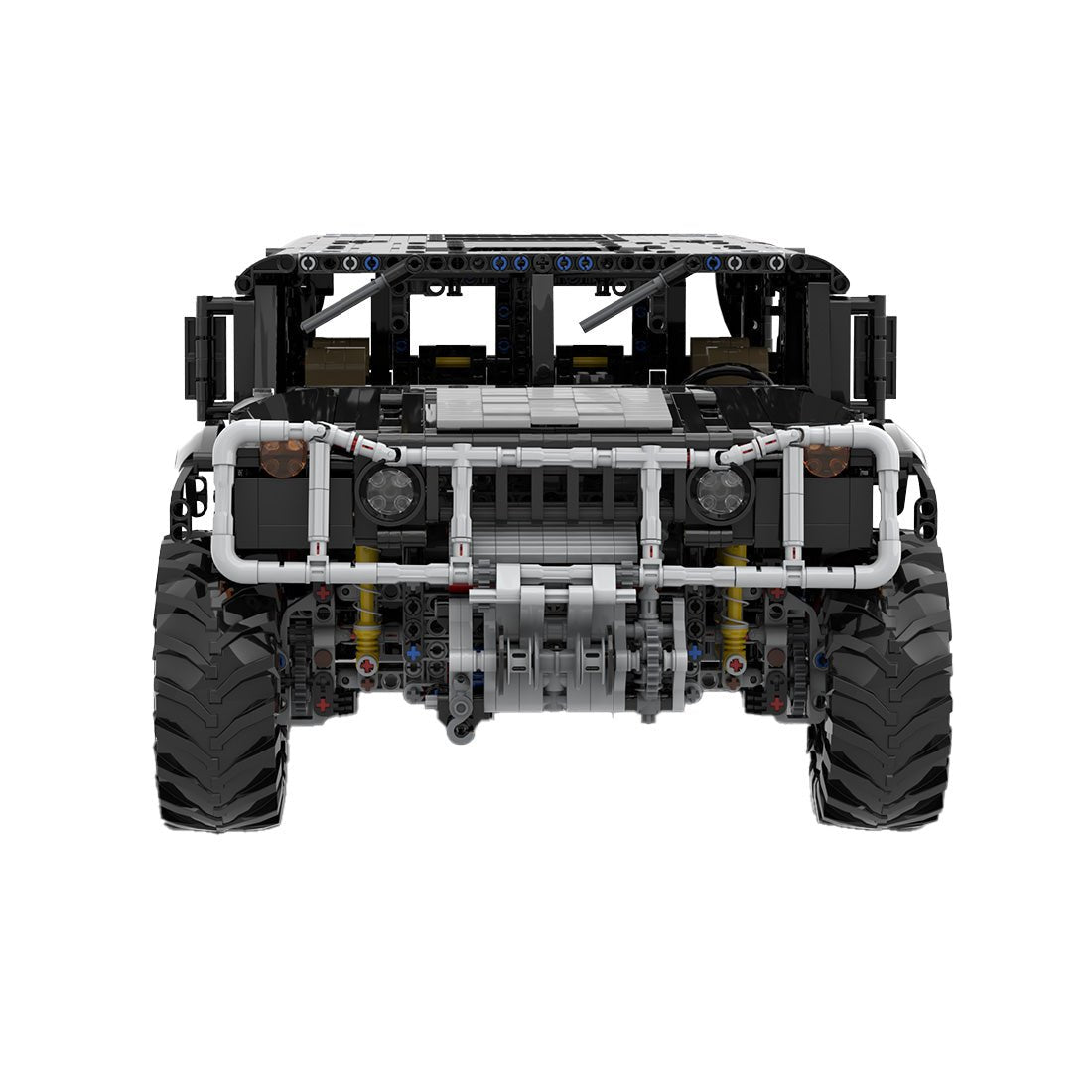 MOC - 174585 Hummer H1 Klemmbausteine - LesDiy - Klemmbausteine