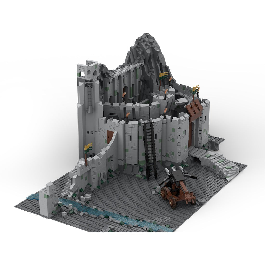 MOC - 175405 LOTR - Helm's Deep Klemmbausteine - LesDiy - Klemmbausteine