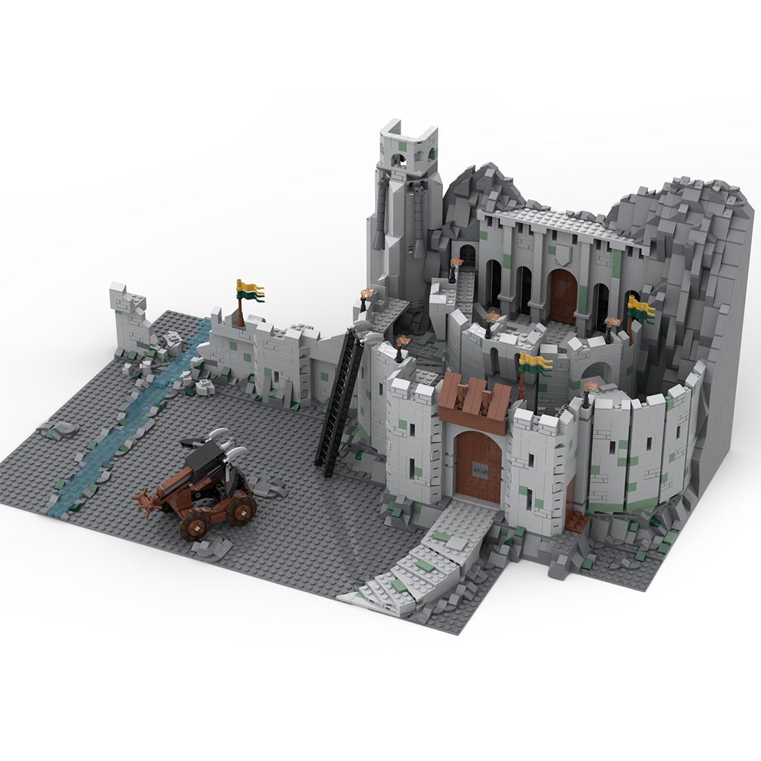 MOC - 175405 LOTR - Helm's Deep Klemmbausteine - LesDiy - Klemmbausteine
