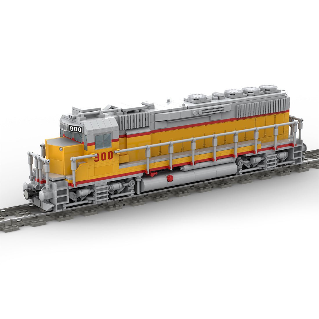 MOC - 180032 Diesel Engine EMD GP40 of Union Pacific Railroad Klemmbausteine - LesDiy - Klemmbausteine