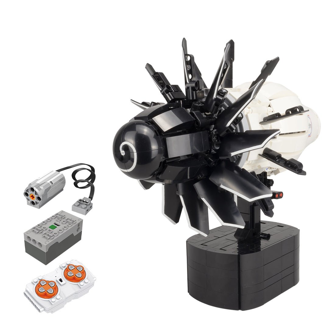 MOC - 180038 CFM RISE engine Klemmbausteine - LesDiy - Klemmbausteine