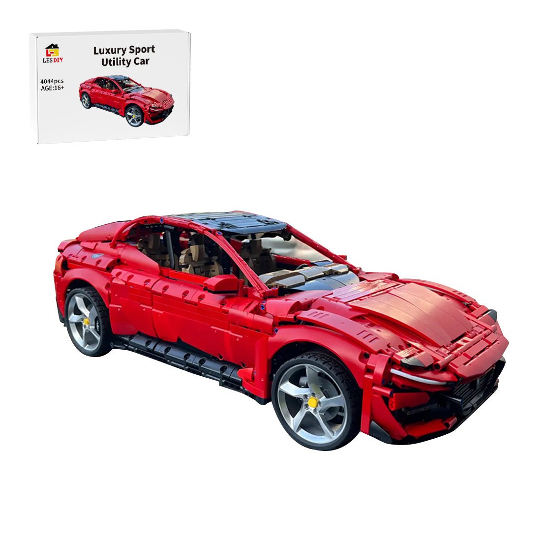 MOC - 181286 1/8 Scale Purosangue (manual) Klemmbausteine - LesDiy - Klemmbausteine