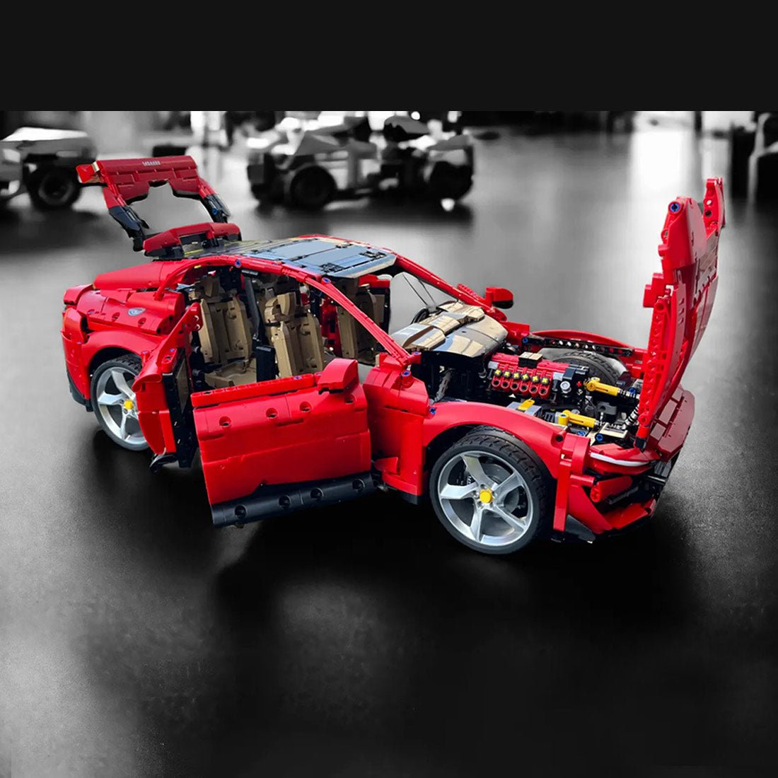 MOC - 181286 1/8 Scale Purosangue (manual) Klemmbausteine - LesDiy - Klemmbausteine