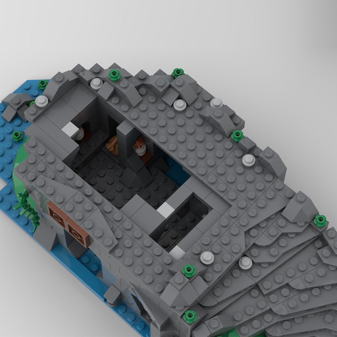 MOC - 183513 Front Towers - 10305 extension Klemmbausteine - LesDiy - Klemmbausteine