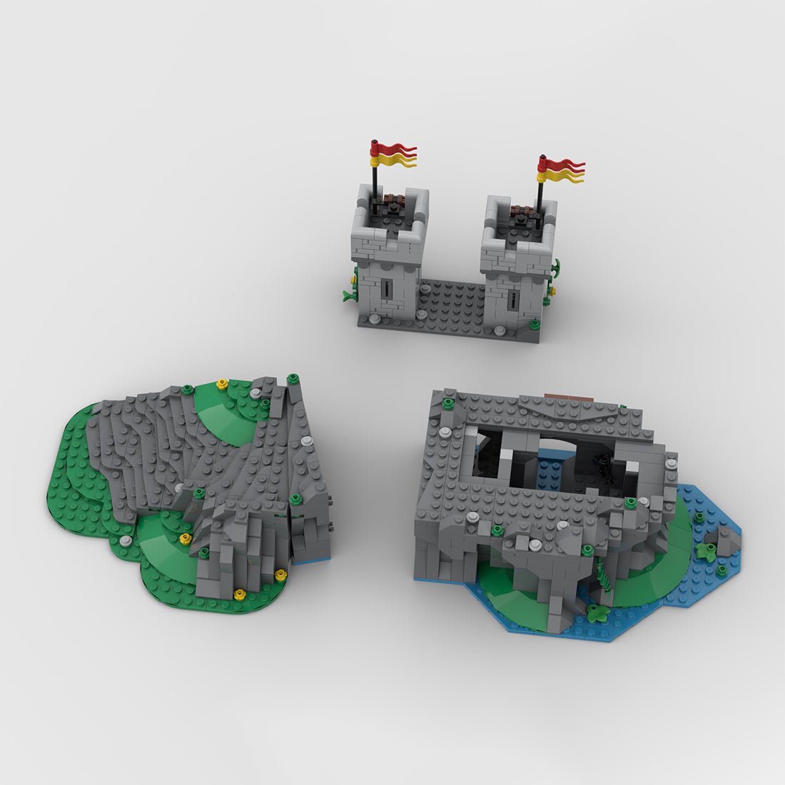 MOC - 183513 Front Towers - 10305 extension Klemmbausteine - LesDiy - Klemmbausteine