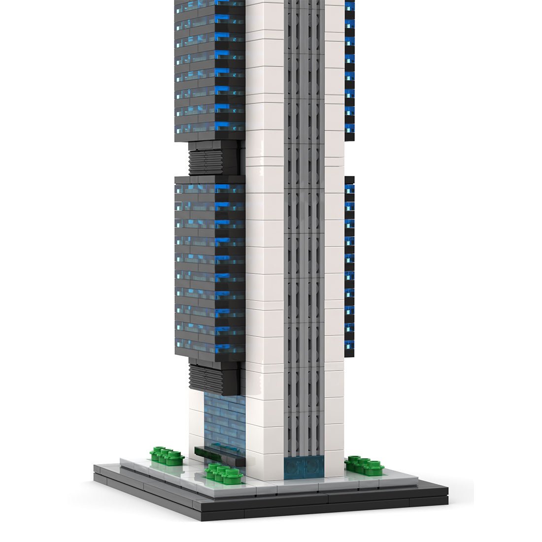 MOC - 184706 Torre Cepsa 1:800 Scale (Cepsa Tower) Klemmbausteine - LesDiy - Klemmbausteine