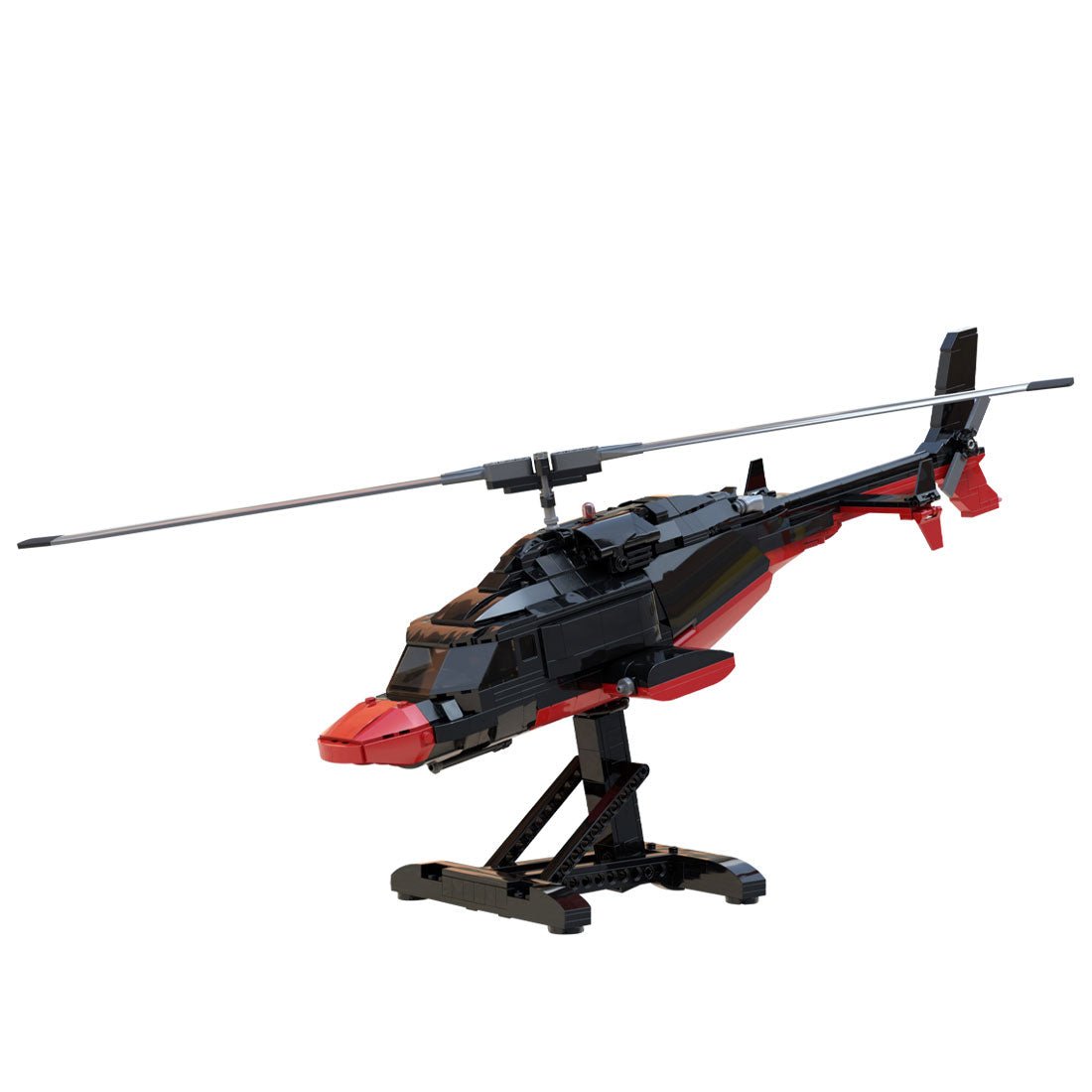 MOC - 184933 MOCturnal AIRWOLF series: REDWOLF Klemmbausteine - LesDiy - Klemmbausteine