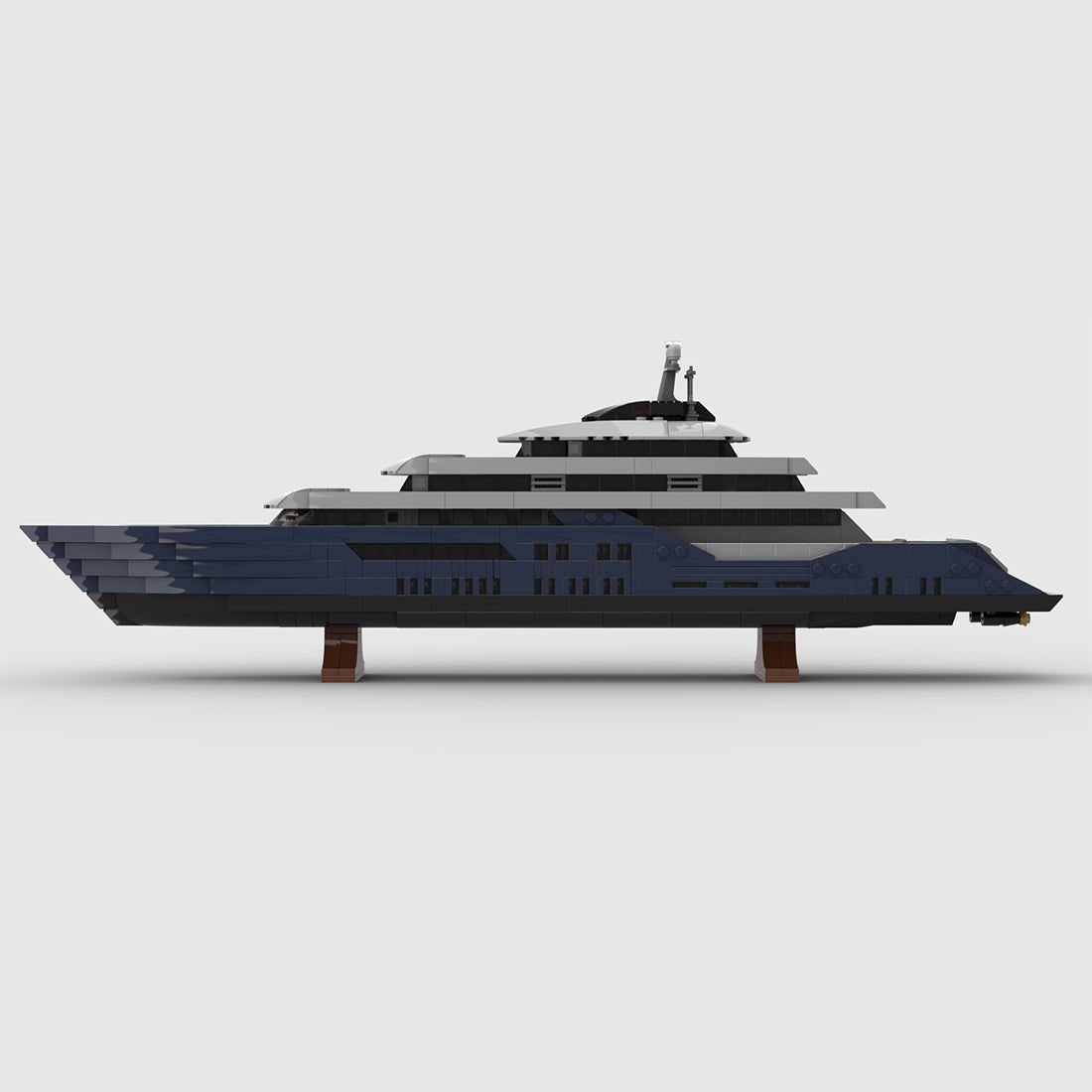 MOC - 185088 Luxury Yacht Klemmbausteine (Mini Scale) - LesDiy - Klemmbausteine