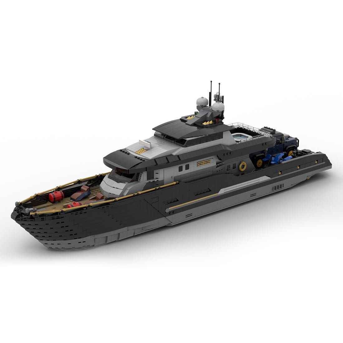 MOC - 185307 Explorer's Yacht Klemmbausteine - LesDiy - Klemmbausteine