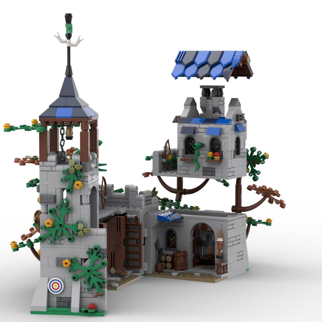 MOC - 185913 Castle Forest - Forestmens Klemmbausteine - LesDiy - Klemmbausteine