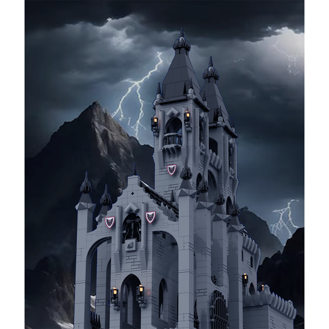 MOC - 186929 Gothic Castle Klemmbausteine - LesDiy - Klemmbausteine