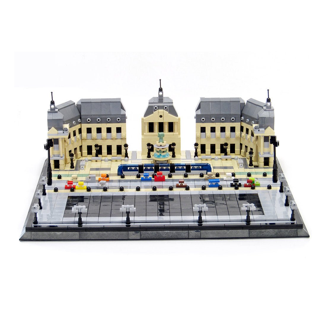 MOC - 187850 Bordeaux Miroir d'Eau micro model Klemmbausteine - LesDiy - Klemmbausteine