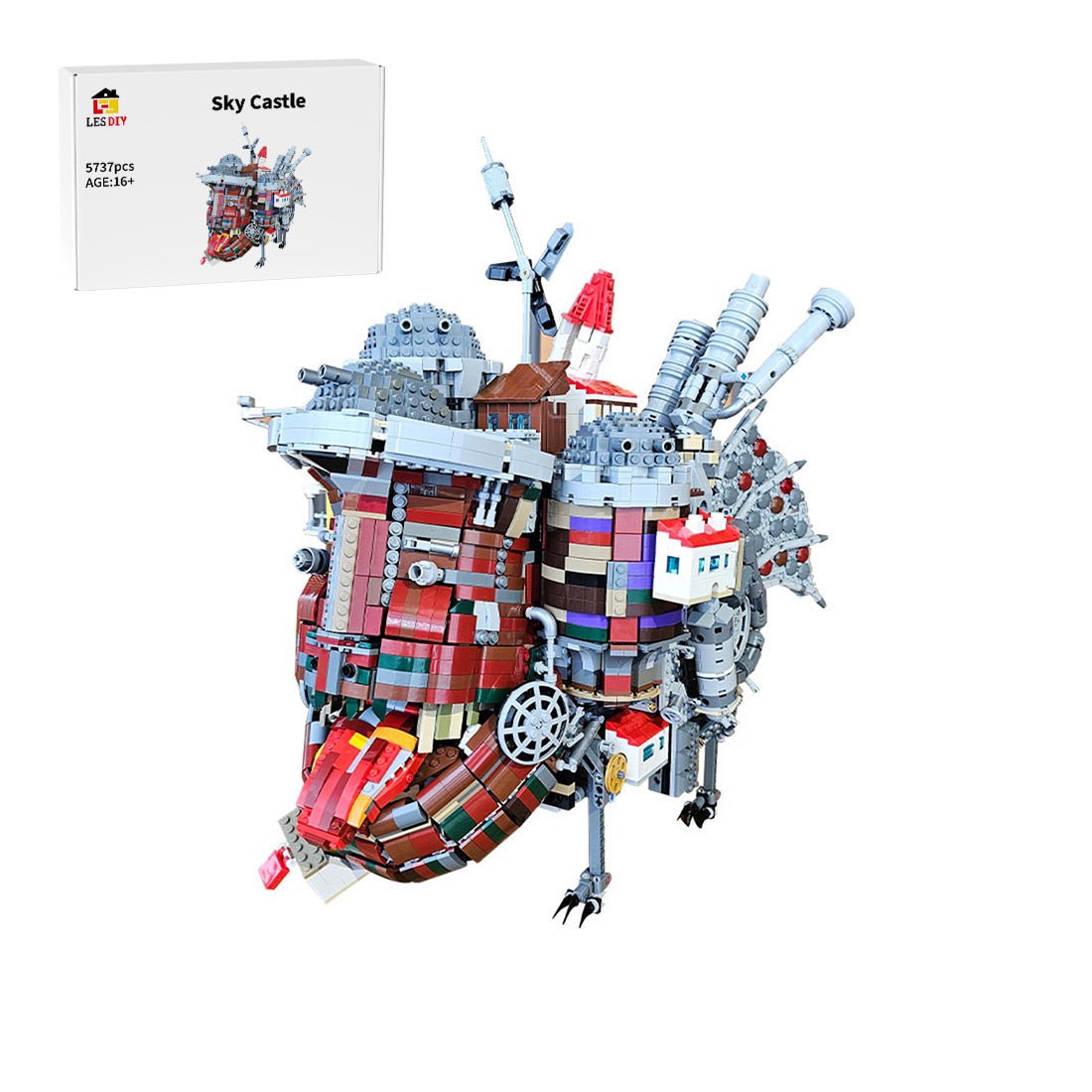 MOC - 187980 Howl's moving castle Klemmbausteine - LesDiy - Klemmbausteine
