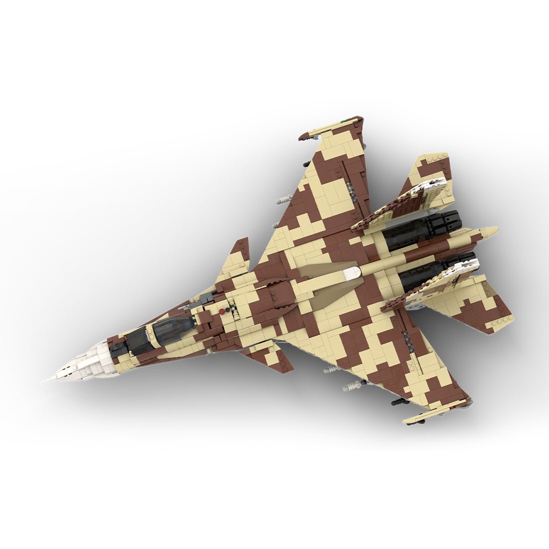MOC - 188968 Sukhoi SU - 37 TERMINATOR - 1:34 Scale (v2) Klemmbausteine - LesDiy - Klemmbausteine