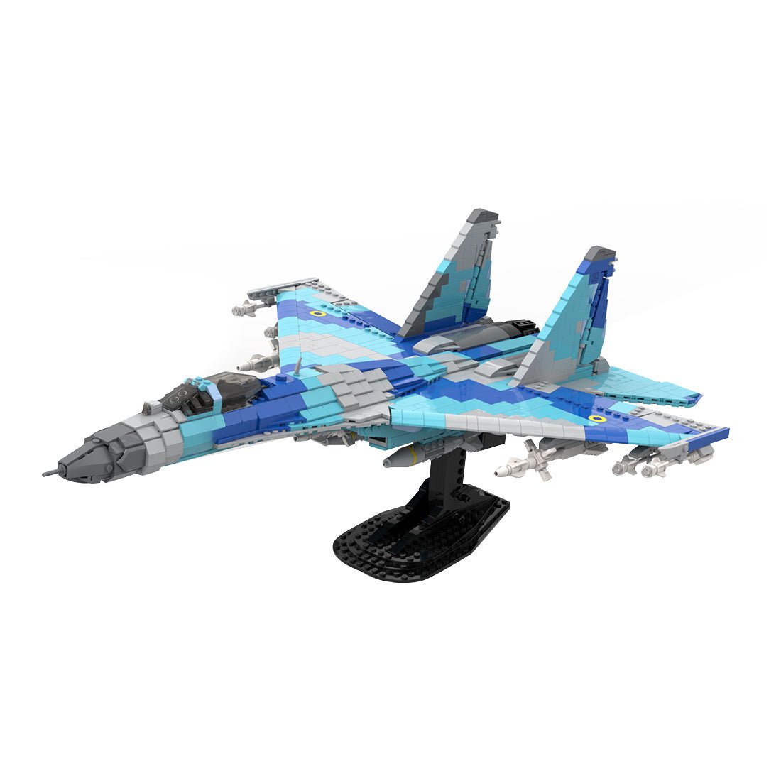 MOC - 190642 Ukrainian Su - 27 Klemmbausteine - LesDiy - Klemmbausteine