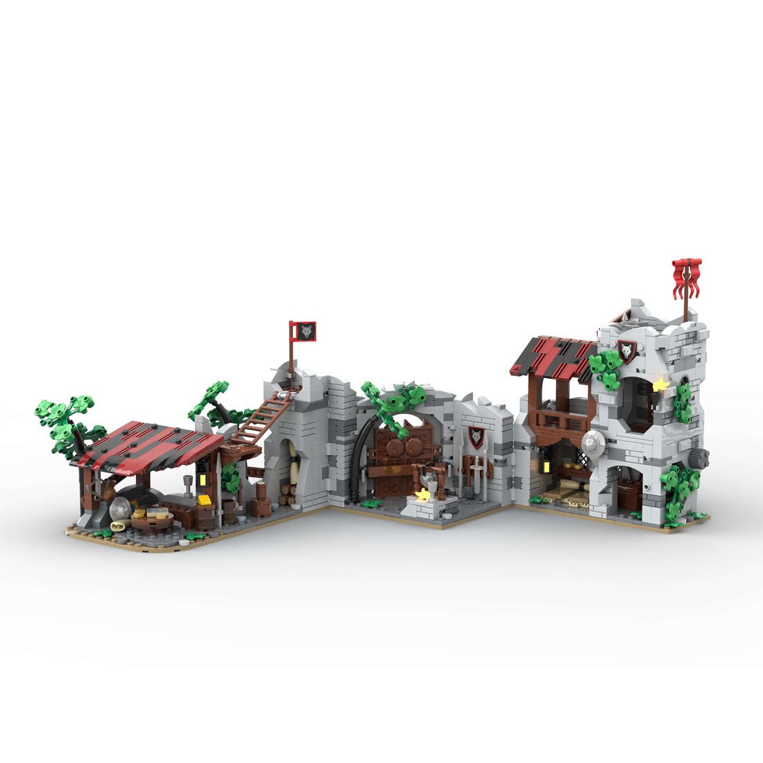 MOC - 193205 Wolfpack Den Klemmbausteine - LesDiy - Klemmbausteine