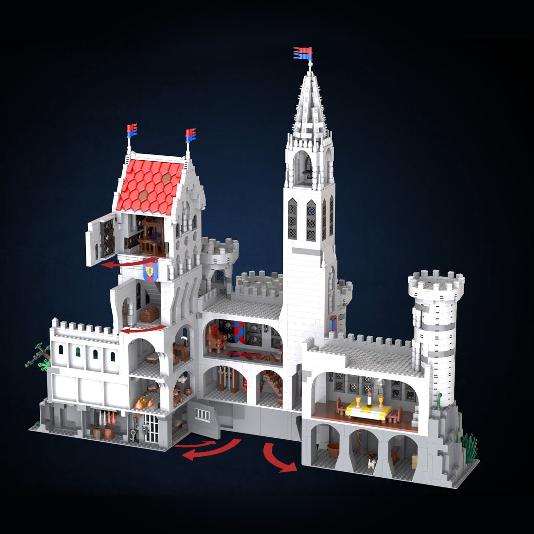 MOC - 193221 King's Castle - The King returns Klemmbausteine - LesDiy - Klemmbausteine