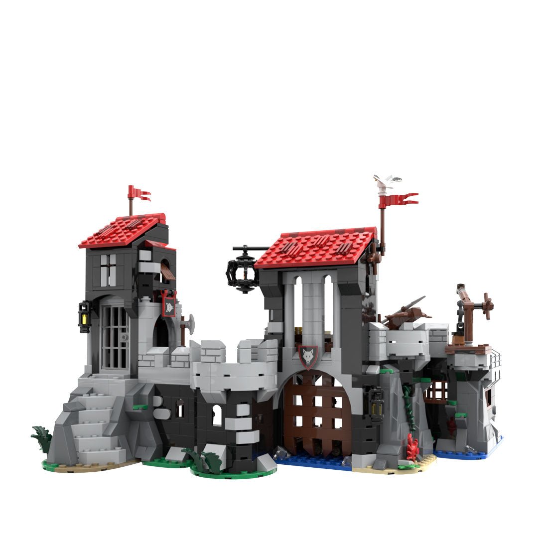 MOC - 193275 Castle Wolfstone Klemmbausteine - LesDiy - Klemmbausteine