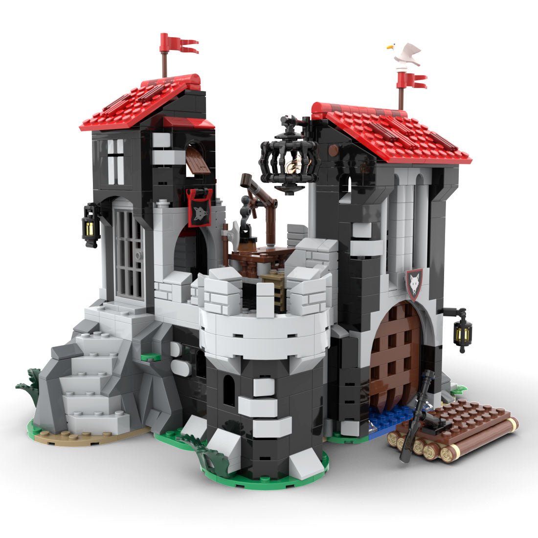 MOC - 193275 Castle Wolfstone Klemmbausteine - LesDiy - Klemmbausteine