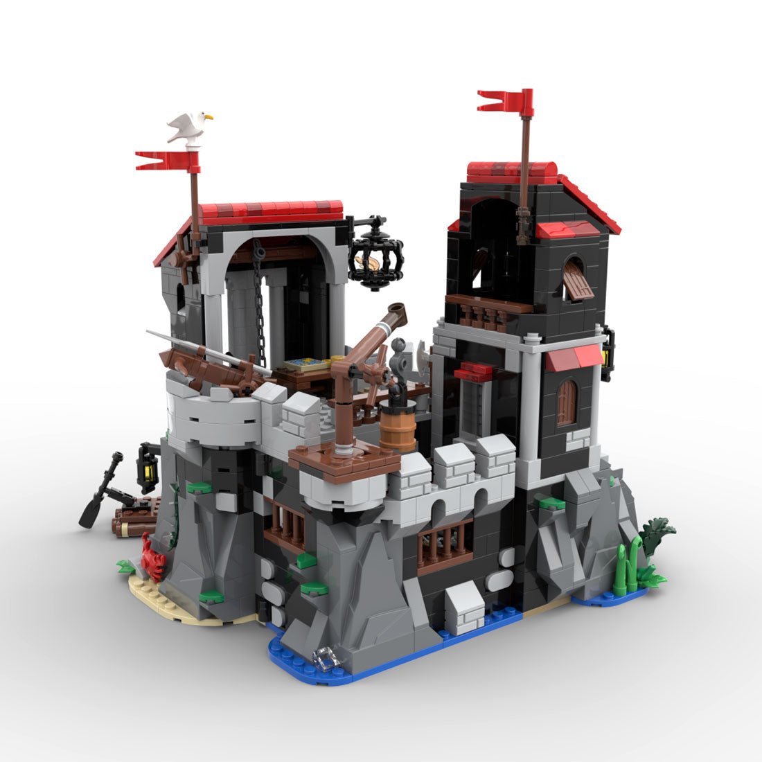 MOC - 193275 Castle Wolfstone Klemmbausteine - LesDiy - Klemmbausteine