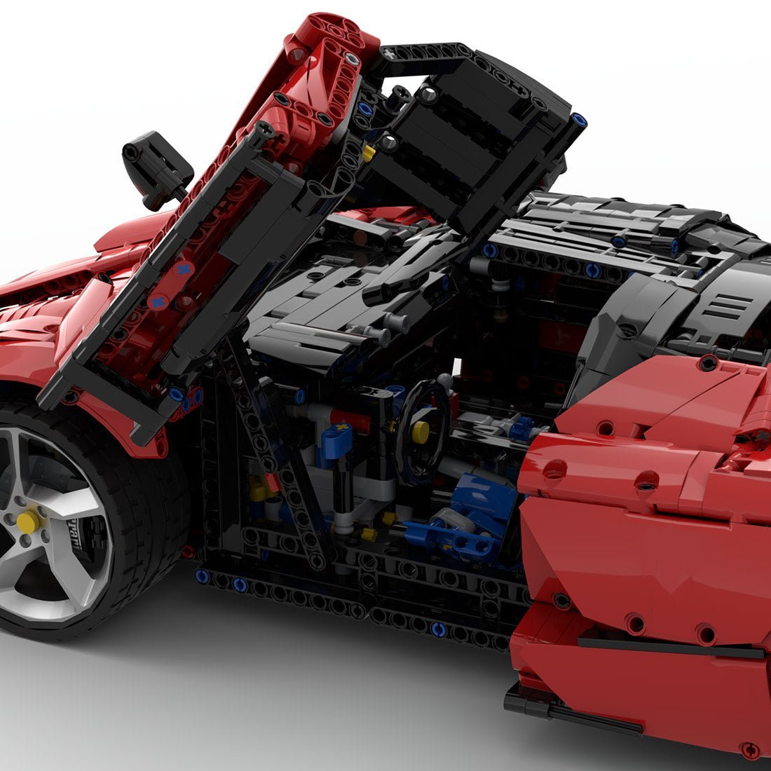 MOC - 194680 Ferrari LaFerrari (42143) Klemmbausteine - LesDiy - Klemmbausteine