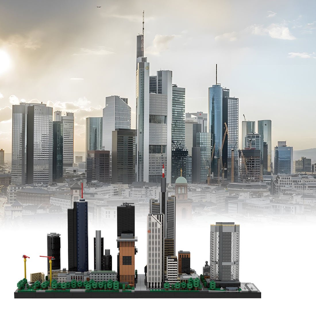MOC - 194842 Frankfurt Neue Mainzer Straße skyscrapers part 1 and part 2 Klemmbausteine - LesDiy - Klemmbausteine