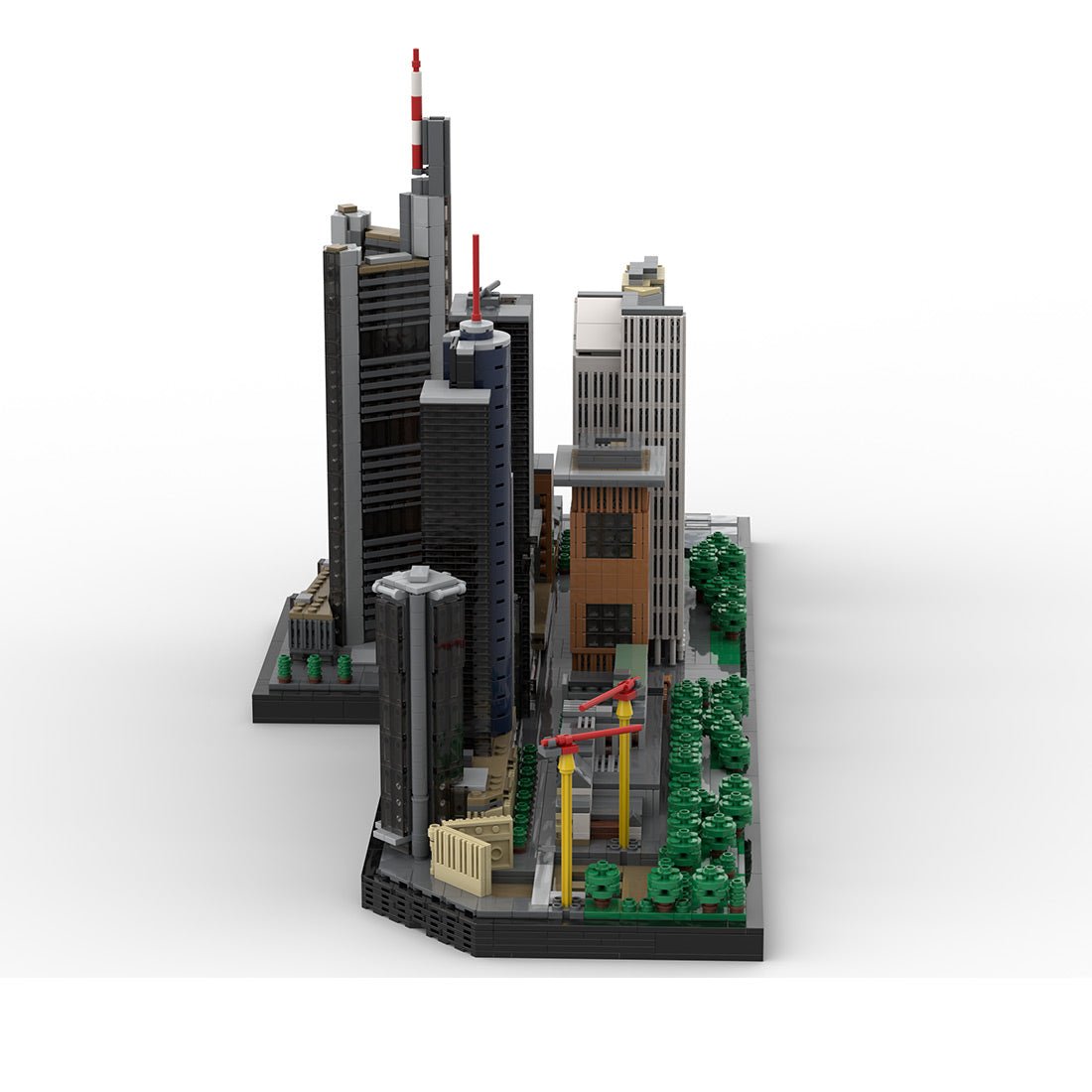 MOC - 194842 Frankfurt Neue Mainzer Straße skyscrapers part 1 and part 2 Klemmbausteine - LesDiy - Klemmbausteine