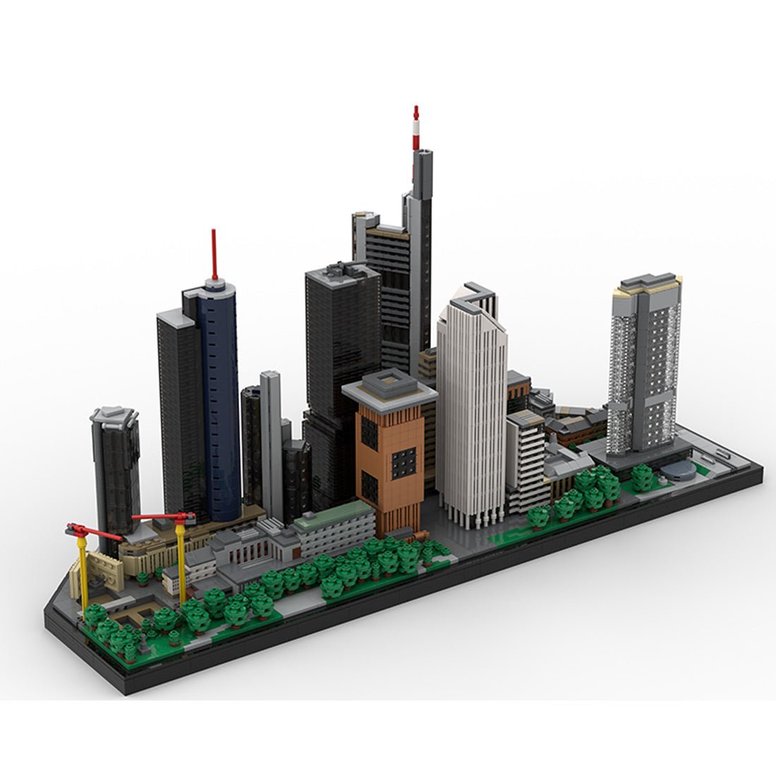 MOC - 194842 Frankfurt Neue Mainzer Straße skyscrapers part 1 and part 2 Klemmbausteine - LesDiy - Klemmbausteine