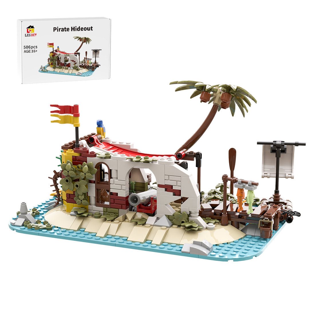 MOC - 195318 Steve's Hideout Klemmbausteine - LesDiy - Klemmbausteine