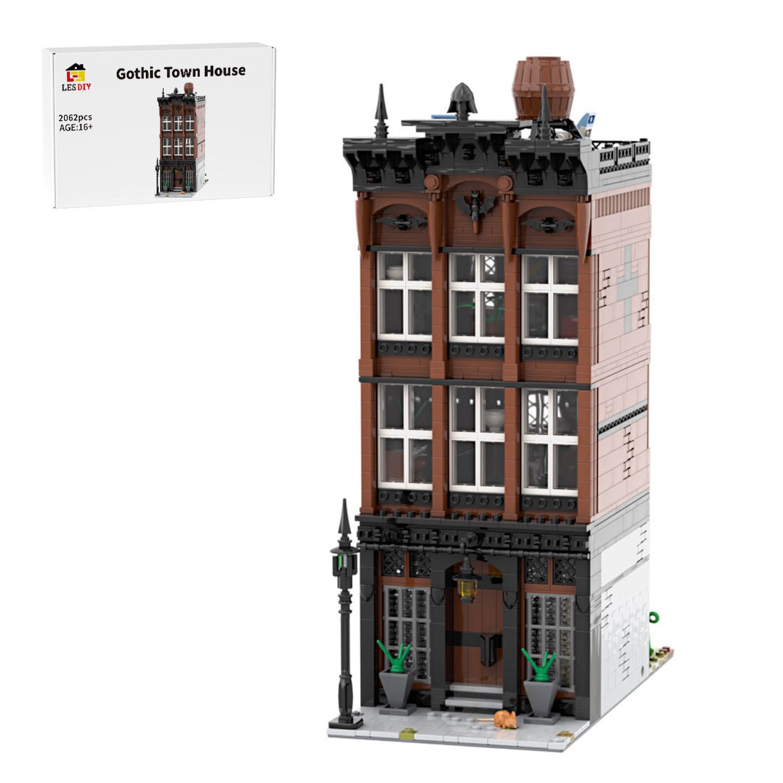 MOC - 197722 Gothic Town House Klemmbausteine - LesDiy - Klemmbausteine