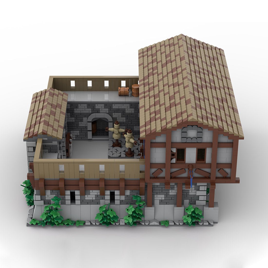 MOC - 198750 Age of Empires - Barracks (Western European) Klemmbausteine - LesDiy - Klemmbausteine