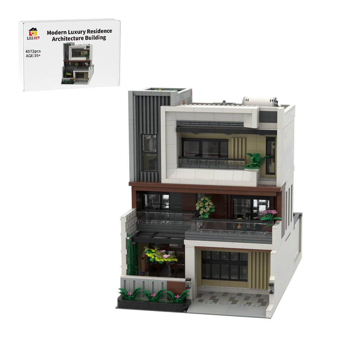 MOC - 202019 Modern House Concept Klemmbausteine - LesDiy - Klemmbausteine