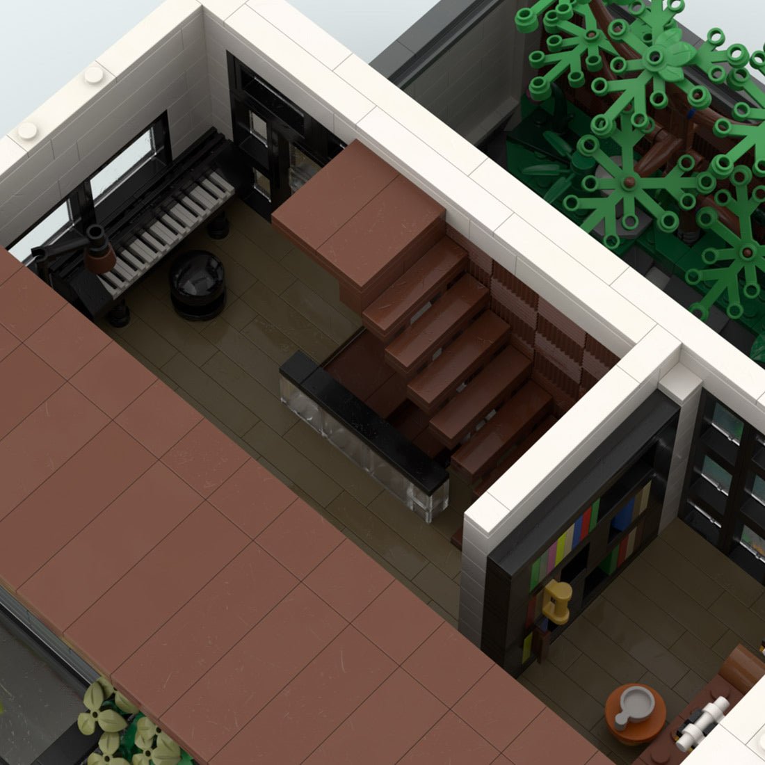MOC - 202019 Modern House Concept Klemmbausteine - LesDiy - Klemmbausteine