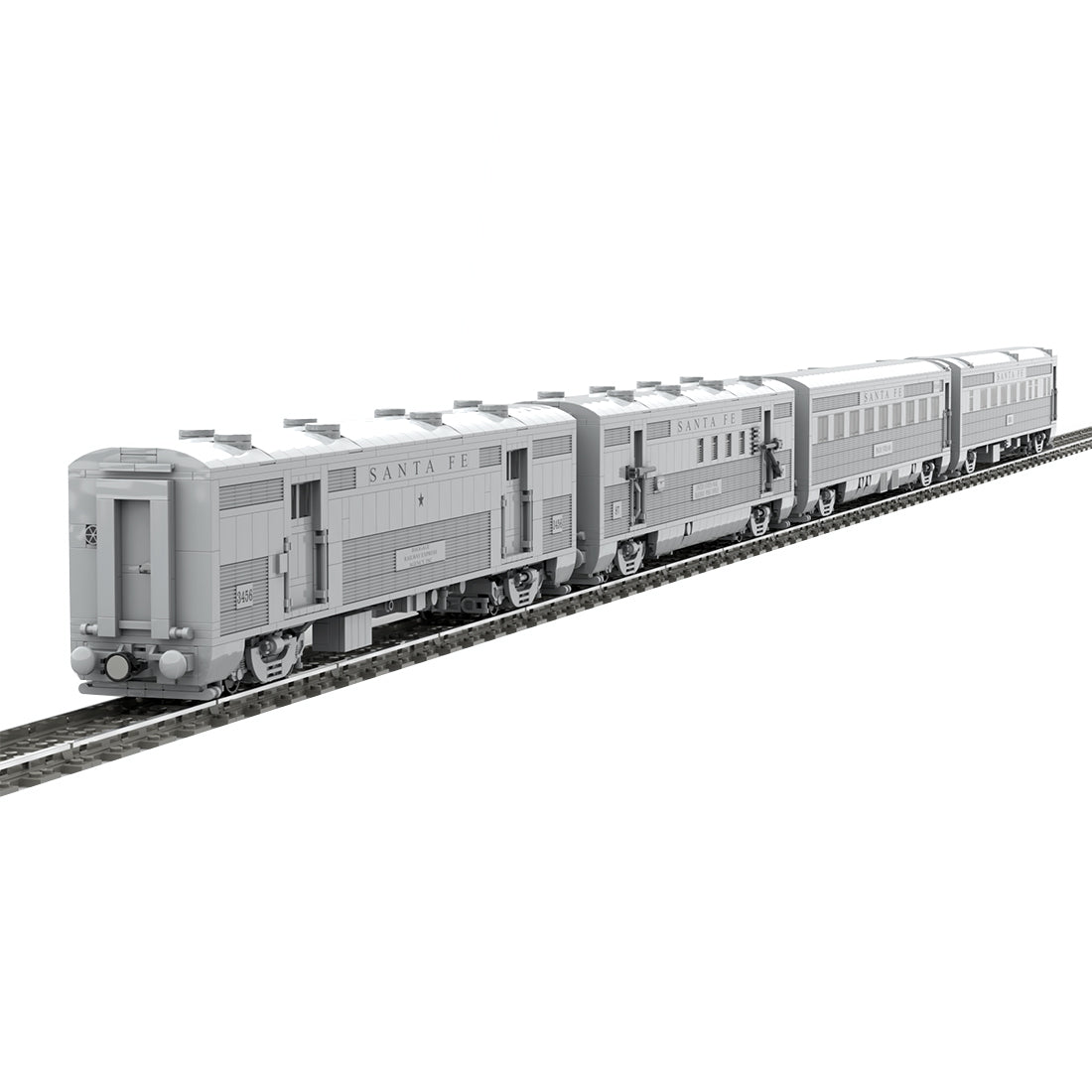 MOC - 202248 Santa Fe Super Chief Car Set 1 Klemmbausteine - LesDiy - Klemmbausteine