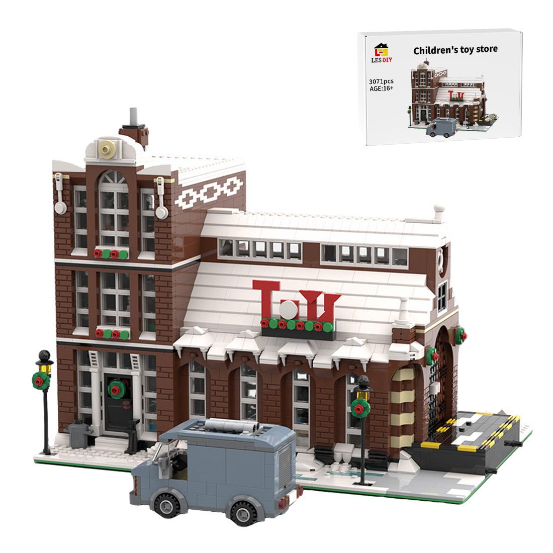 MOC - 202485 Old Toy Factory - 21330 Home Alone Modification Klemmbausteine - LesDiy - Klemmbausteine