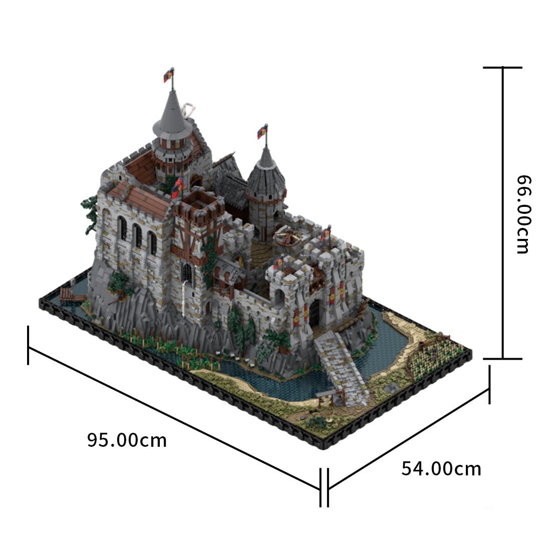 MOC - 206892 Medieval Castle Klemmbausteine - LesDiy - Klemmbausteine