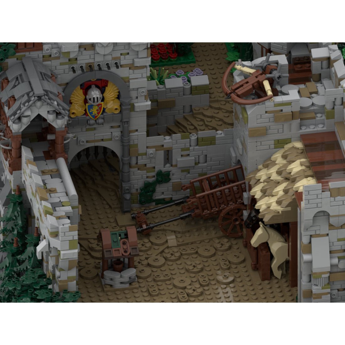 MOC - 206892 Medieval Castle Klemmbausteine - LesDiy - Klemmbausteine
