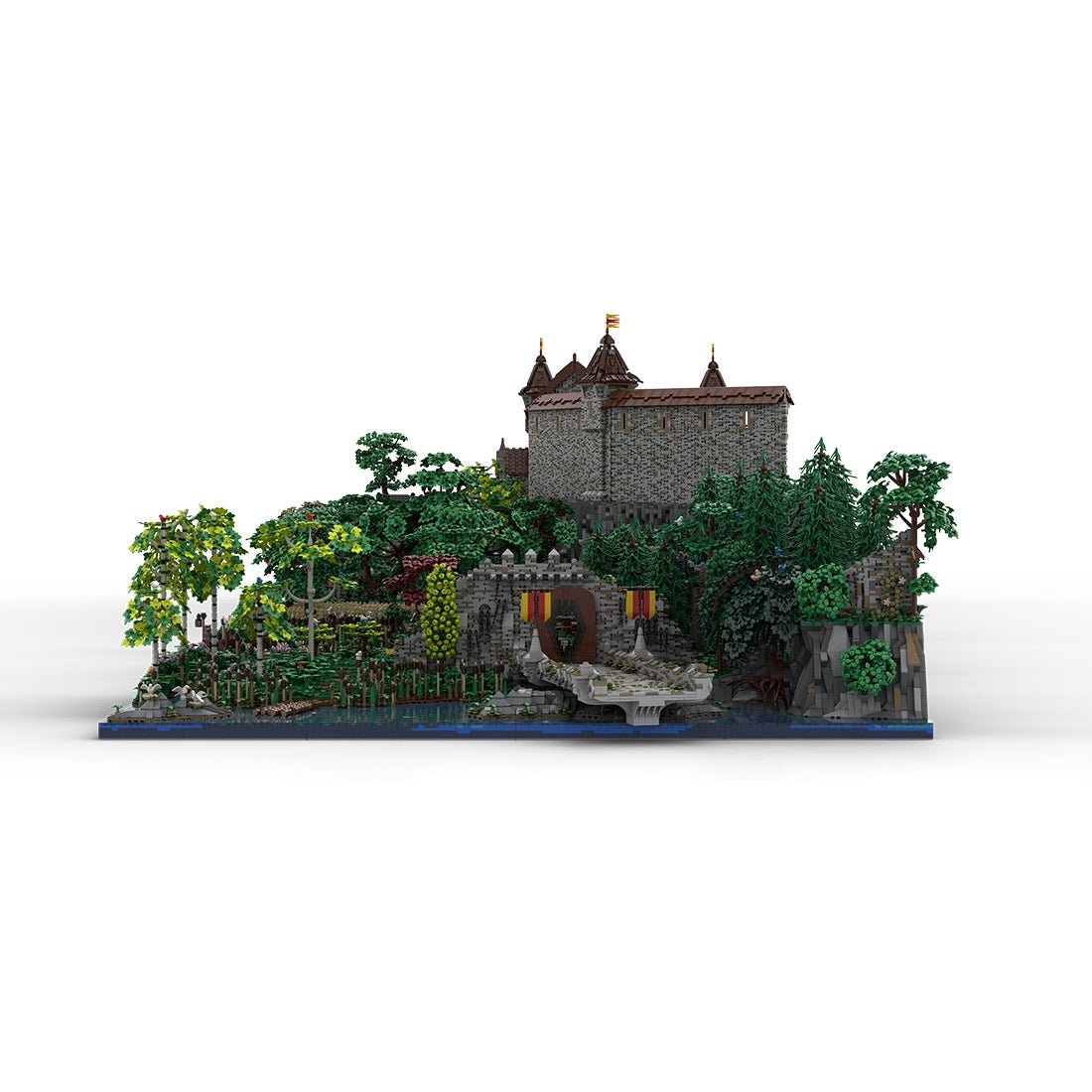 MOC - 207737 Castle Hohengeroldseck Klemmbausteine(Castle Part 1 & Landscape Expansion 1) - LesDiy - Klemmbausteine