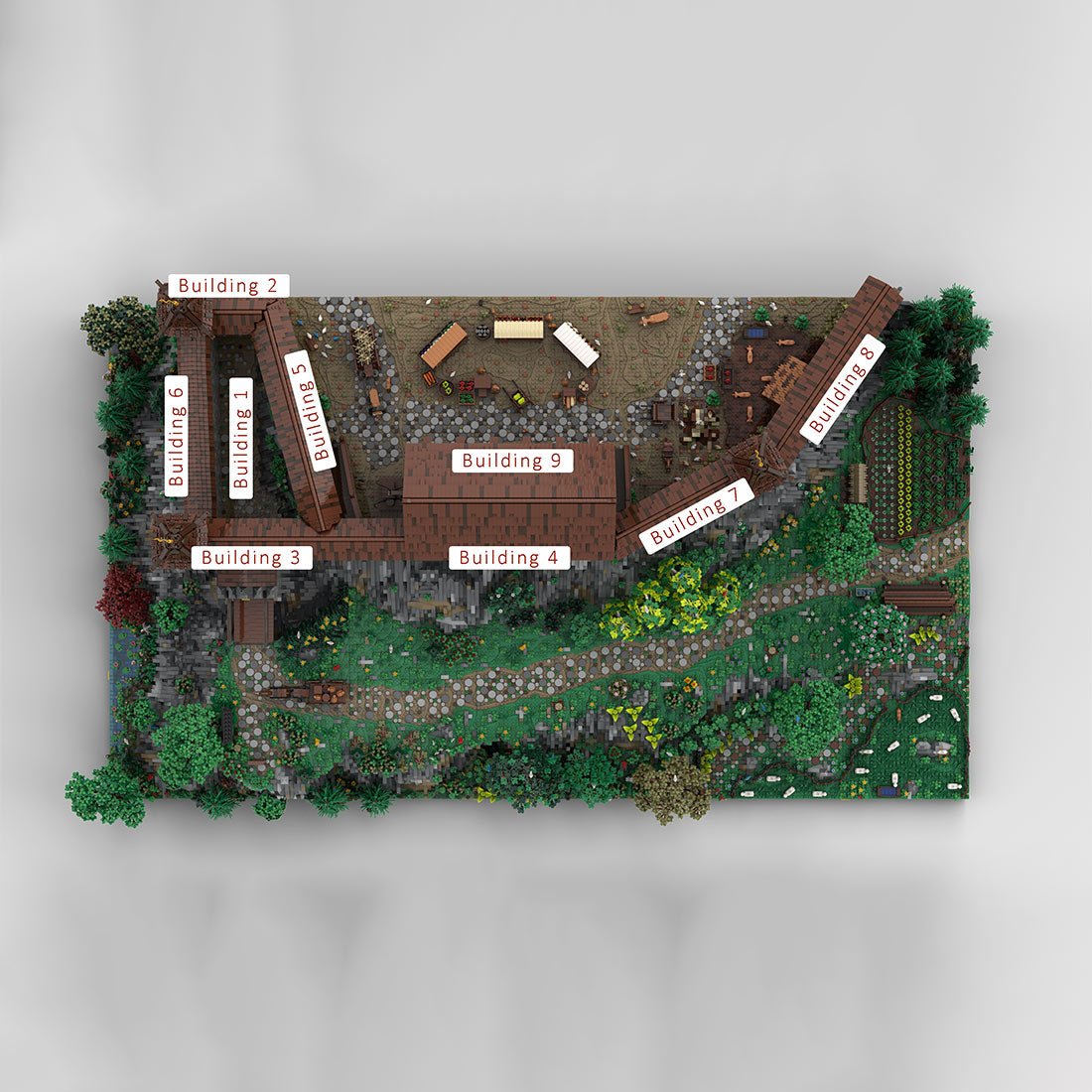 MOC - 207737 Castle Hohengeroldseck Klemmbausteine(Castle Part 1 & Landscape Expansion 1) - LesDiy - Klemmbausteine