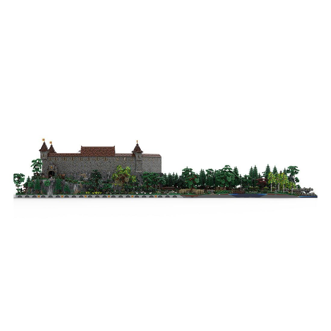 MOC - 207737 Castle Hohengeroldseck Klemmbausteine(Castle Part 1 & Landscape Expansion 1) - LesDiy - Klemmbausteine