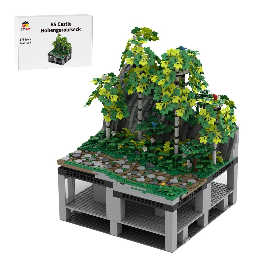 MOC - 207822 B5 Castle Hohengeroldseck Klemmbausteine - LesDiy - Klemmbausteine