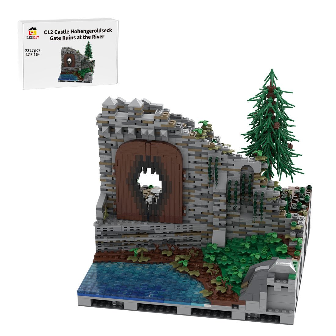 MOC - 208078 C12 Castle Hohengeroldseck Klemmbausteine - LesDiy - Klemmbausteine
