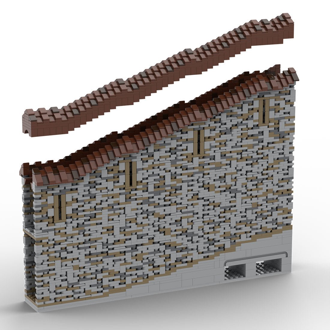 MOC - 208136 Building 06 Castle Hohengeroldseck Klemmbausteine - LesDiy - Klemmbausteine
