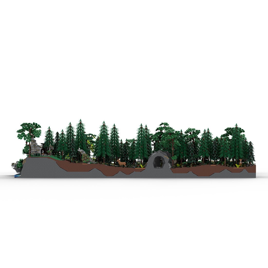 MOC - 208147 Landscape Expansion 1 Klemmbausteine - MOC - 207737 Castle Hohengeroldseck - LesDiy - Klemmbausteine