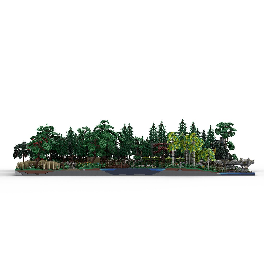 MOC - 208147 Landscape Expansion 1 Klemmbausteine - MOC - 207737 Castle Hohengeroldseck - LesDiy - Klemmbausteine
