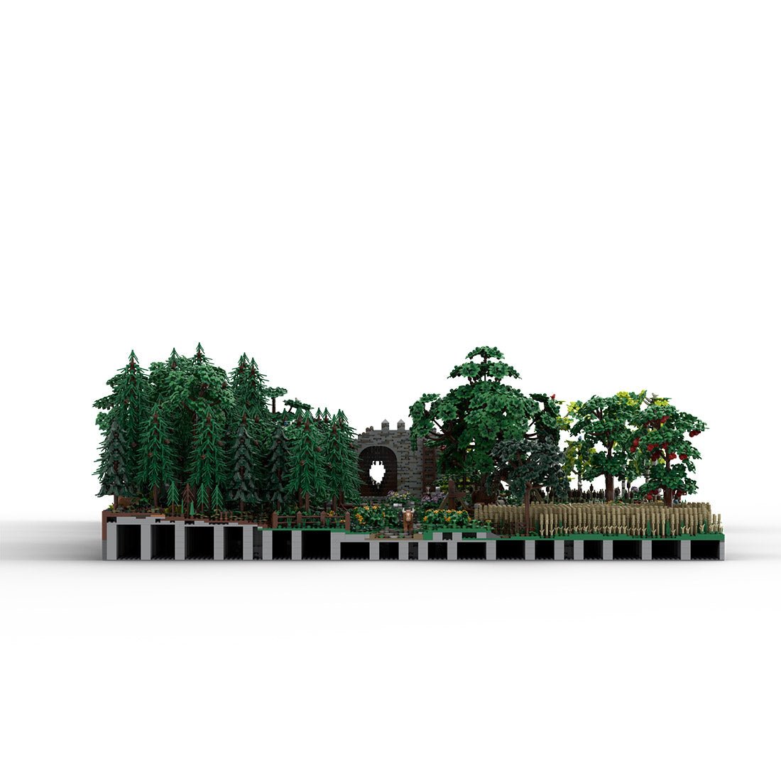 MOC - 208147 Landscape Expansion 1 Klemmbausteine - MOC - 207737 Castle Hohengeroldseck - LesDiy - Klemmbausteine